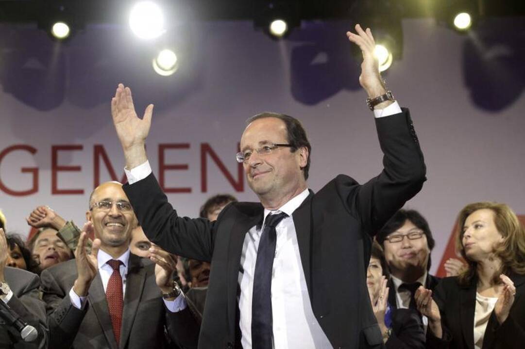 F.Hollande'as prezidento rinkimuose surinko 51,62 proc. balsų