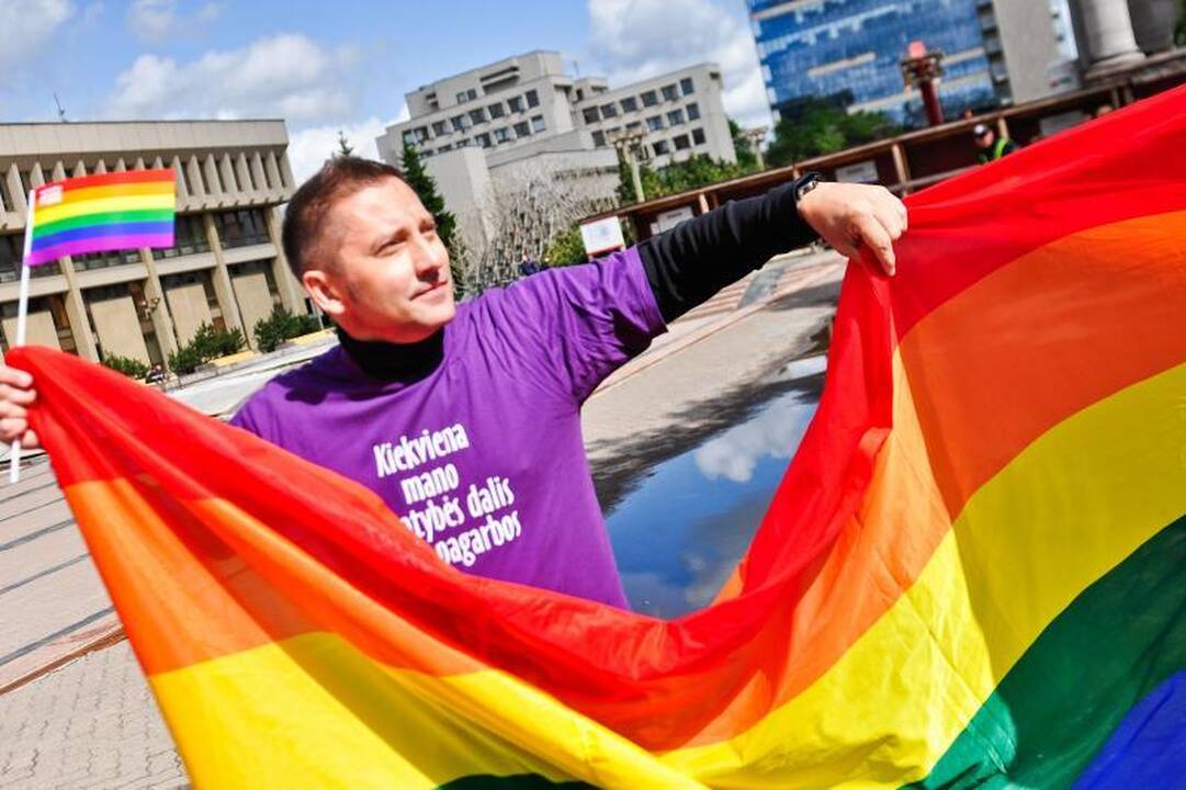 Seksualinių mažumų atstovai siekia leidimo žygiuoti Gedimino prospektu