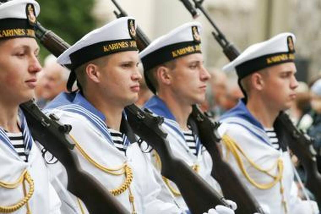 Karinės jūrų pajėgos minėjo 74-ąsias metines 