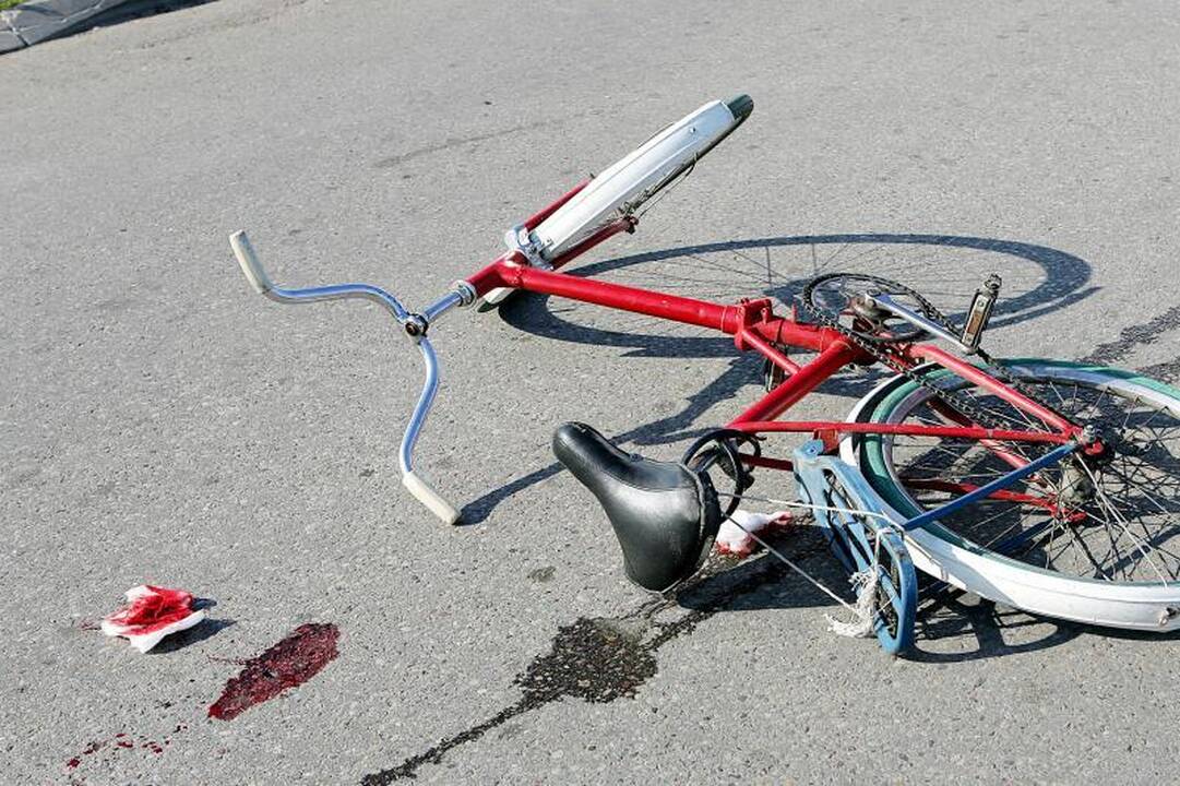 Kupiškyje sužalotas vienuolikmetis dviratininkas