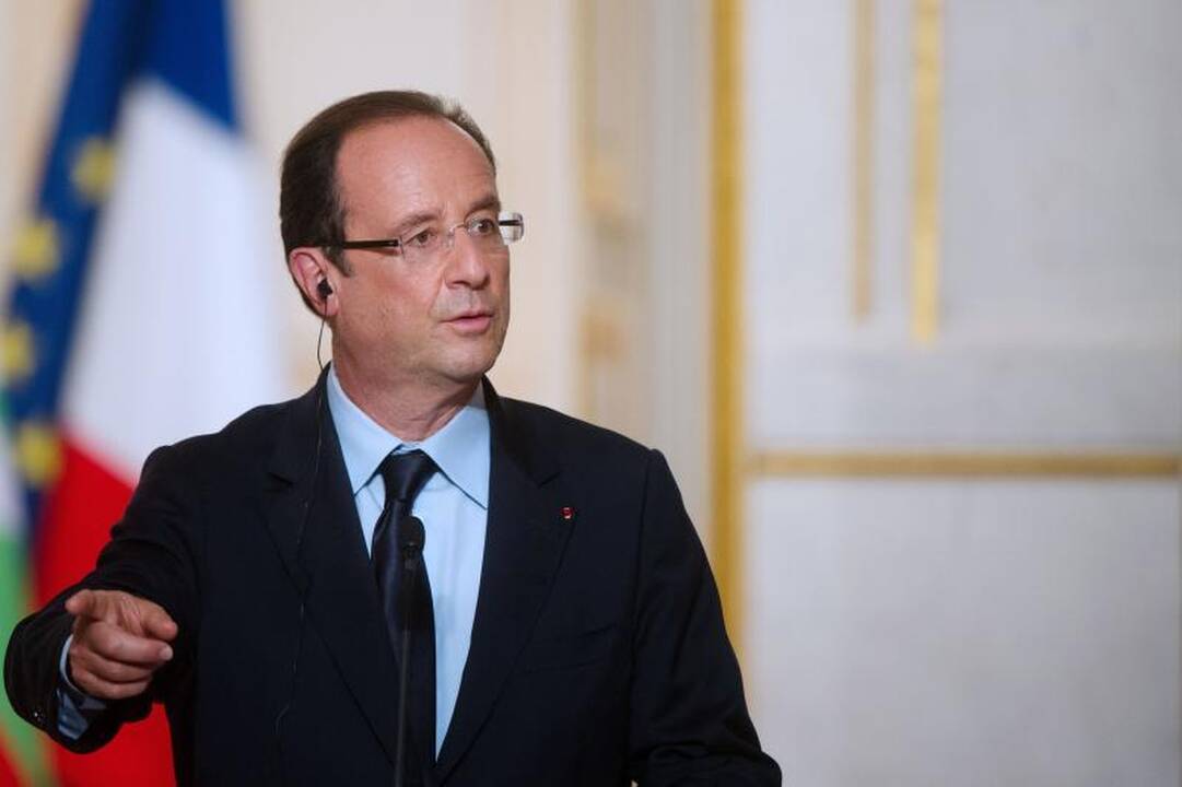 Prancūzijos prezidentas F. Hollande'as