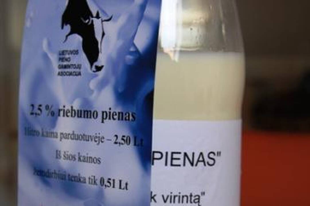 Pieno supirkimo kainos sumažėjo 41,4 proc. 