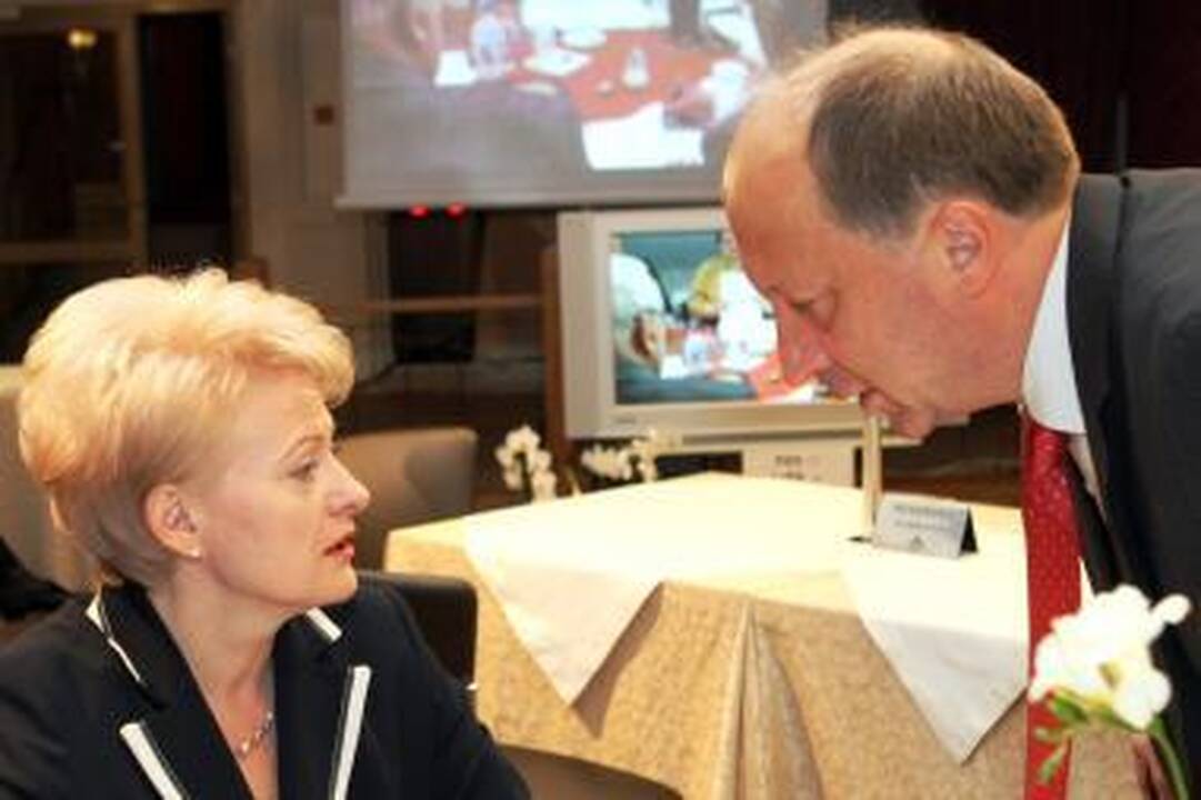 Prezidentė ir premjeras sako sutariantys dėl būtinybės reformuoti VSD 