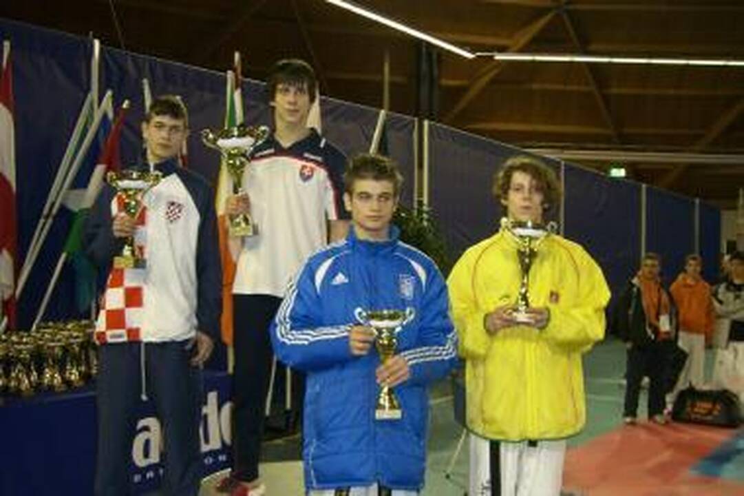 Kaunietis taekwondo meistras iškovojo trečiąją vietą