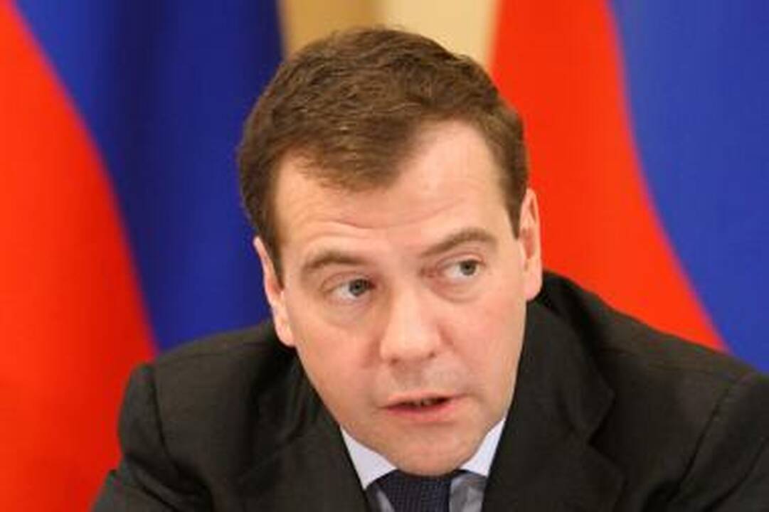 D.Medvedevas dėl gaisro karinėje bazėje atleido kelis aukštus karo laivyno vadus