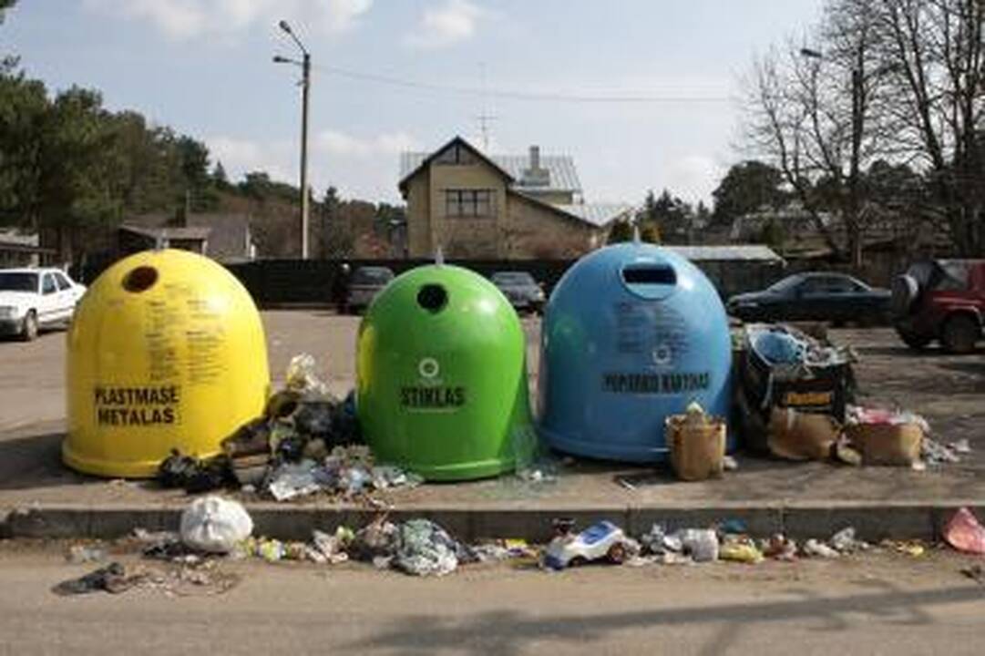 Kaune bus pastatyti 900 naujų antrinių žaliavų surinkimo konteinerių 