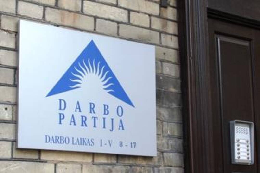 Vilniuje apvogta Darbo partijos būstinė