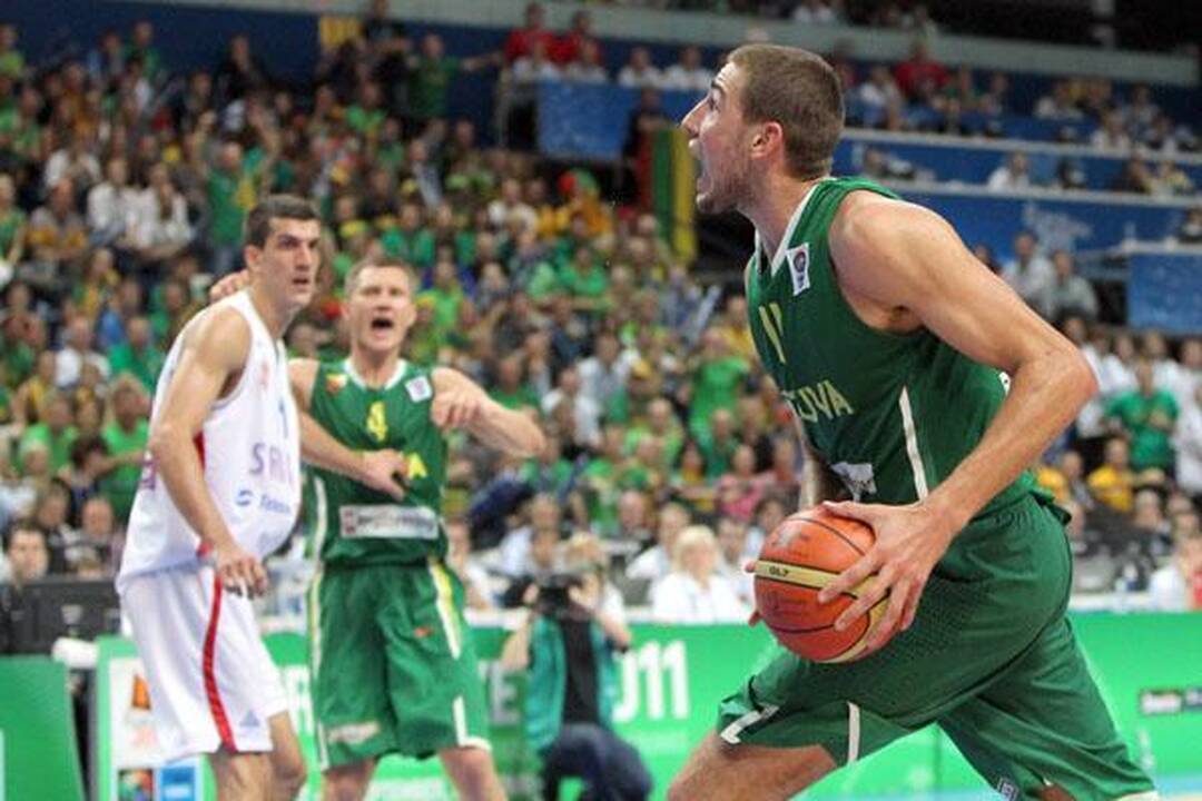 S.Jasaitis: jei įmetėme 100 taškų, reiškia serbai blogai gynėsi