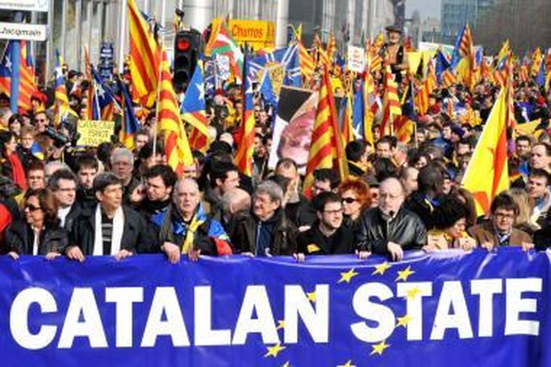Europos sostinėje - separatistų žygis