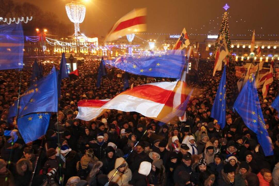 Baltarusiai į protestą nesusirinko