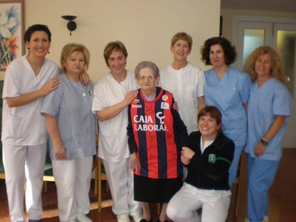 Pagarba: vyriausiai „Caja Laboral“ sirgalei – 101 metai!