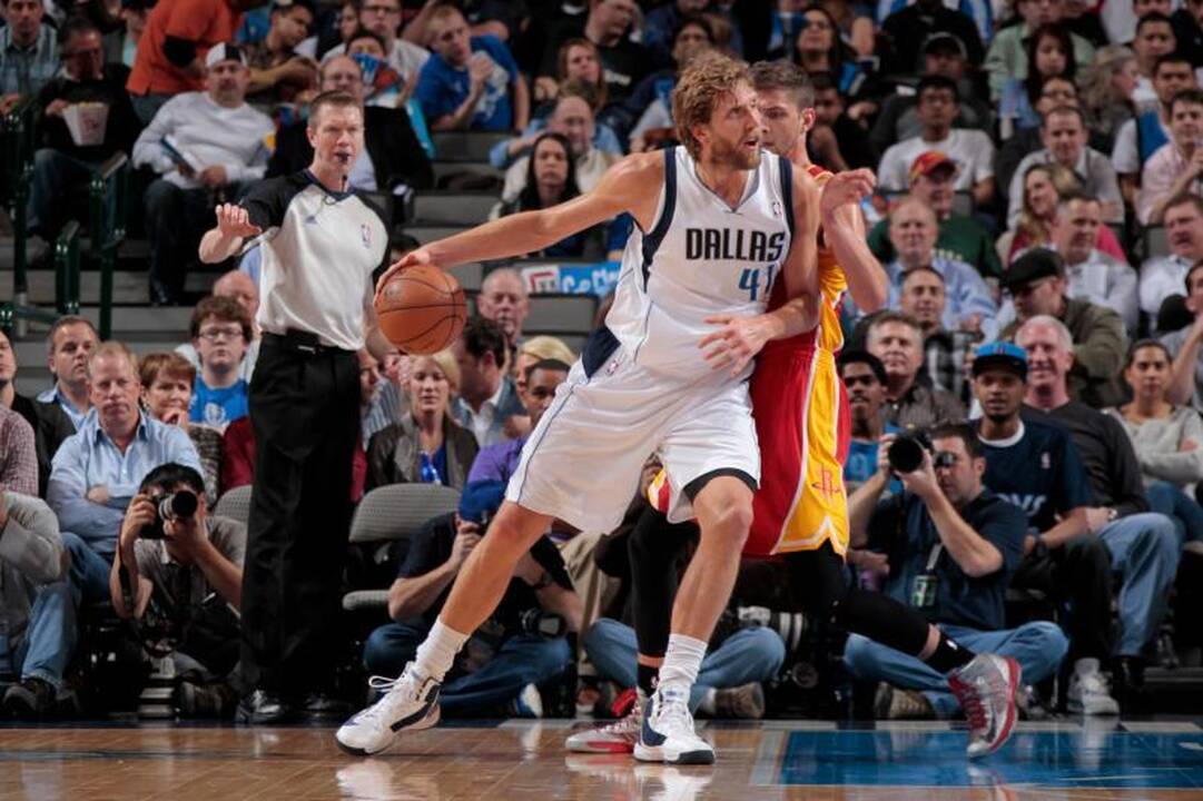 D. Motiejūnas šįkart nusileido D. Nowitzkiui