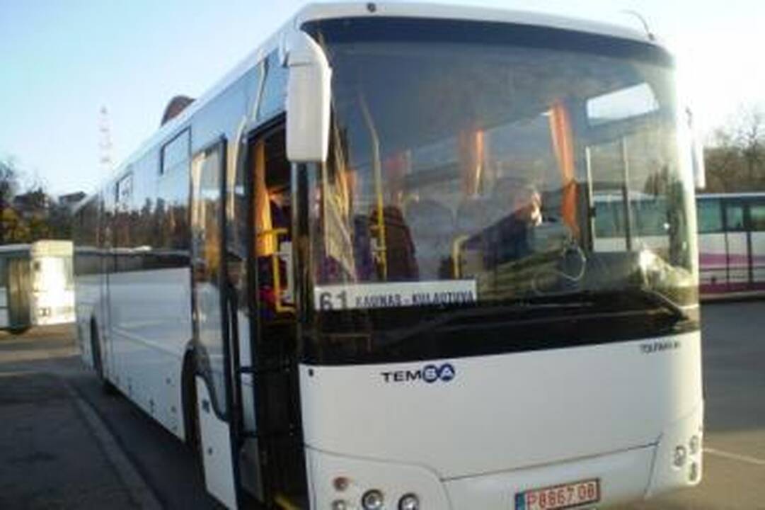 Kauno rajone koreguojami autobusų maršrutai 