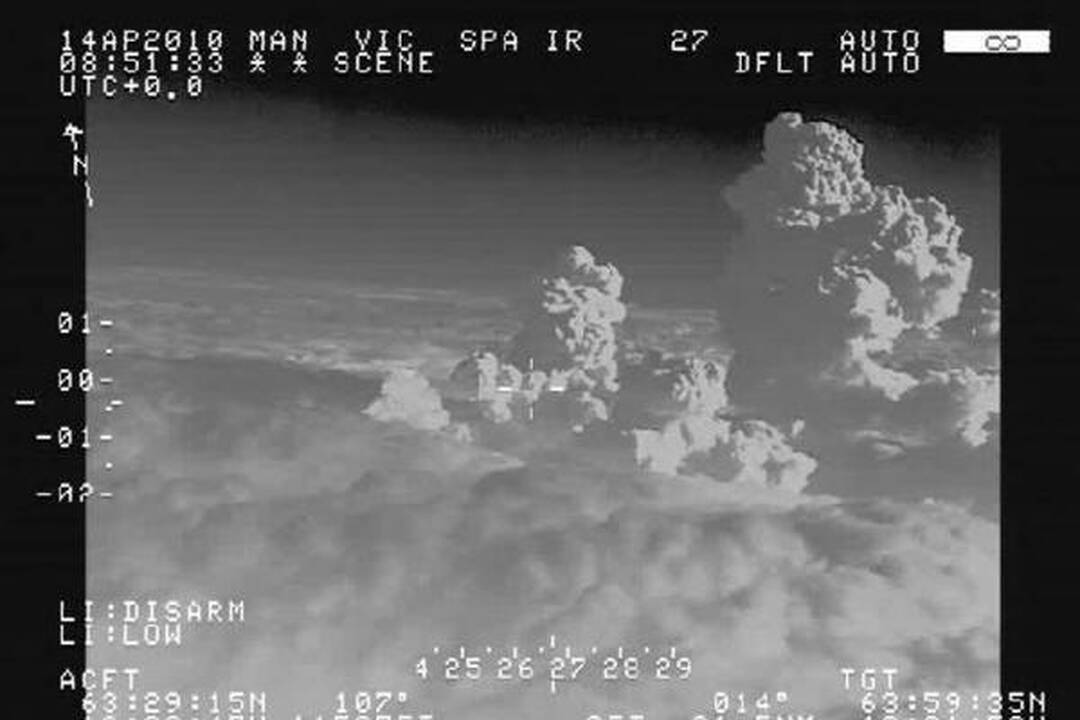 Vulkaninės dulkės vėl pasieks Lietuvą