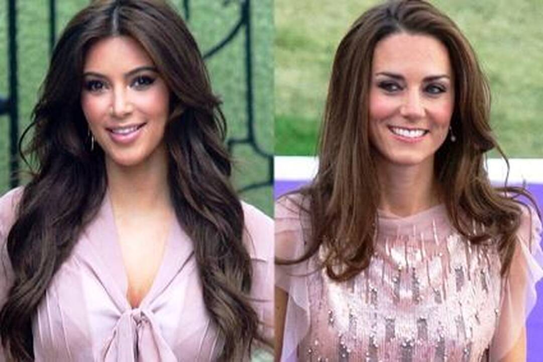 Ar Kim Kardashian mėgdžioja Kate Middleton?