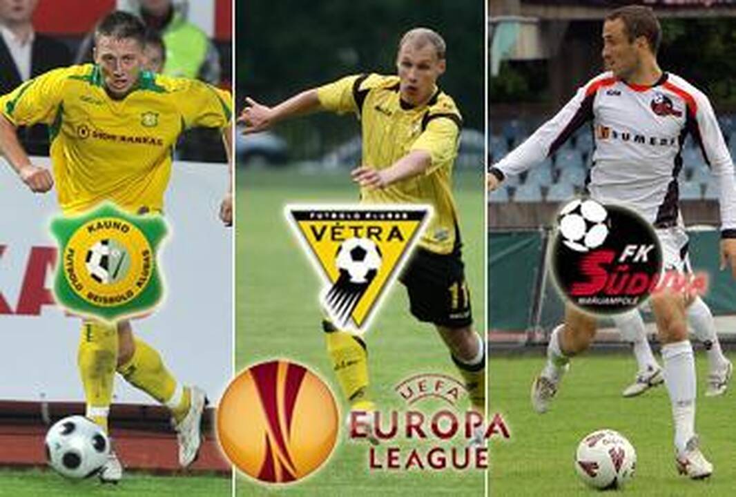 Trys Lietuvos komandų dvikovos Europos lygoje