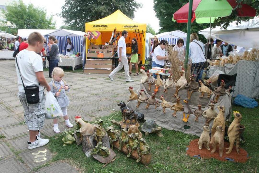Tradicinės mugės Jūros šventės metu - geresnės sąlygos prekybininkams