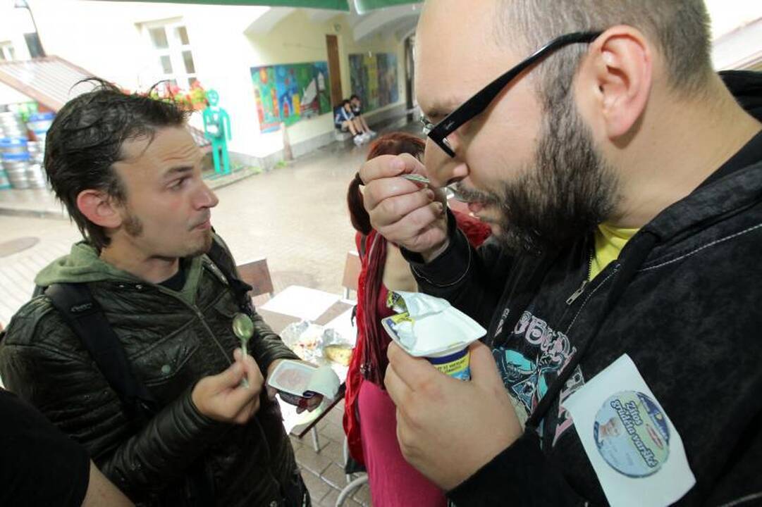 Vilniečiai pietums užvalgė varškės