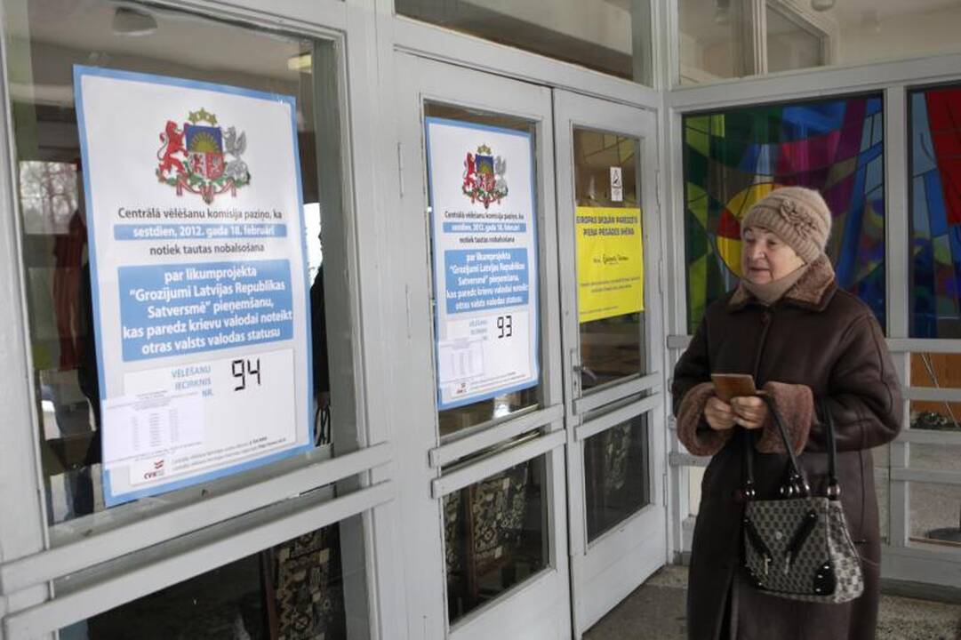 Latviai: referendumas kainuos daug, bet daug ir parodys
