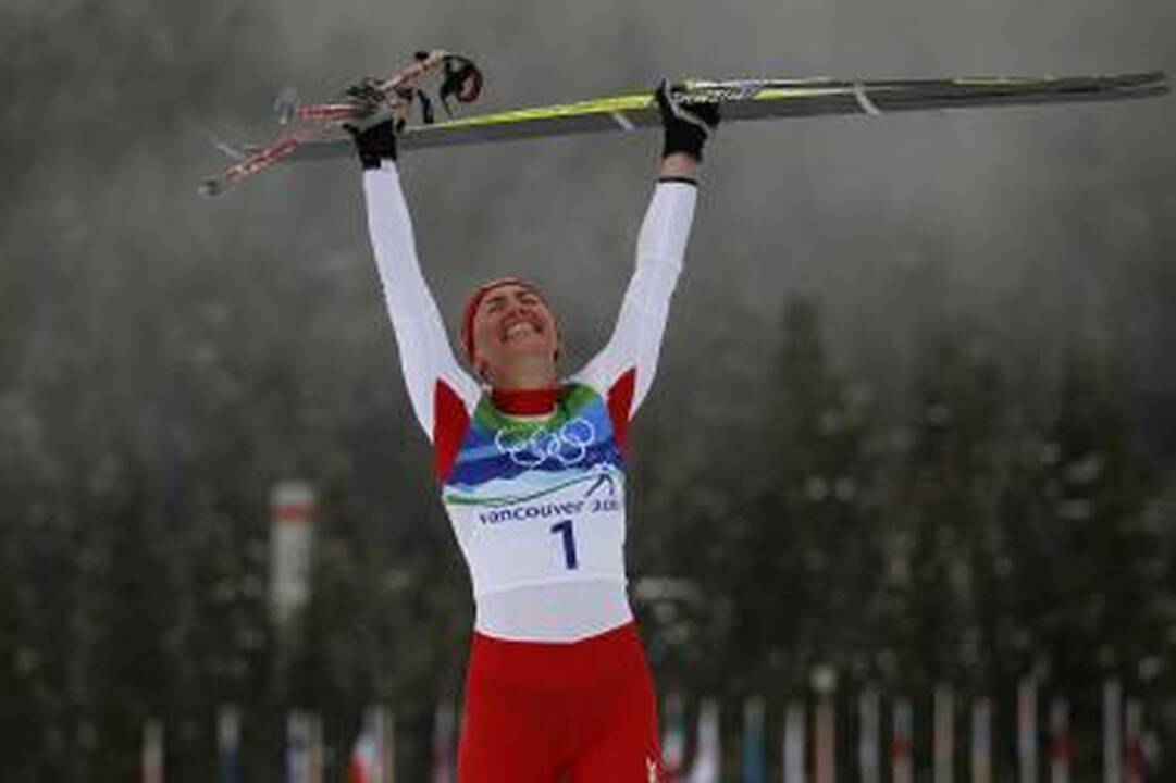 Slidininkė J.Kowalczyk iškovojo Lenkijai pirmąjį olimpiados auksą
