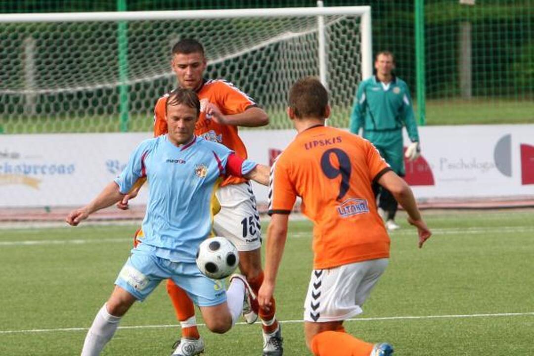 A lyga: iš Gargždų „Klaipėda“ parvežė tašką