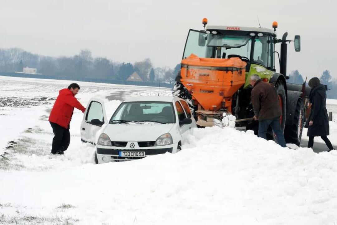 Lietuva pusnyse: Dūkšte prisnigo 41, Vilniuje - 34 cm sniego 