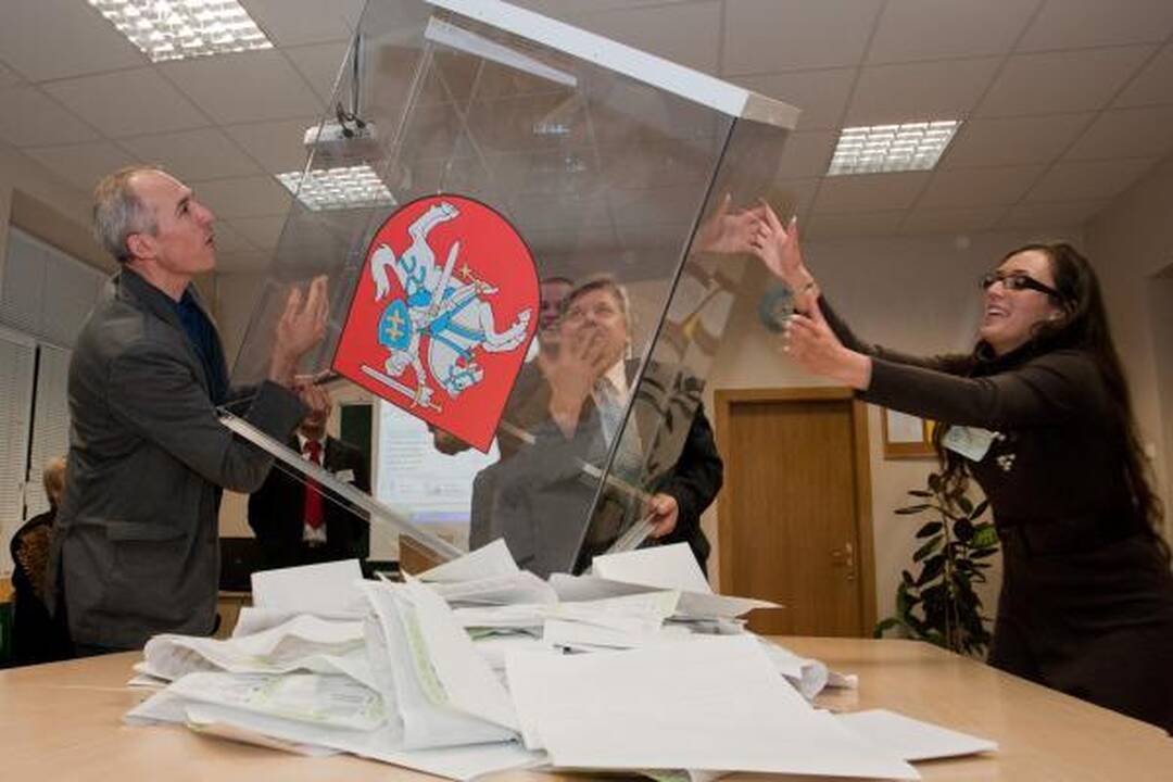 Partijos šienauja balsus daugelyje savivaldybių (papildyta 00.10 val.)