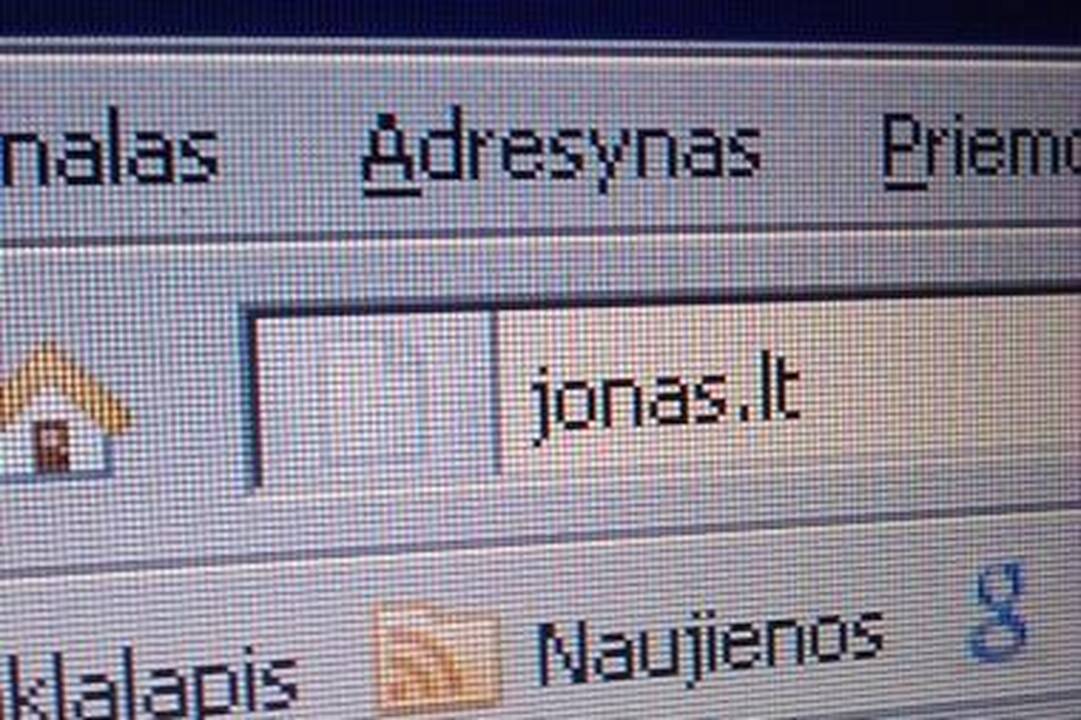 Populiariausi vardai jau tapo .lt domenais