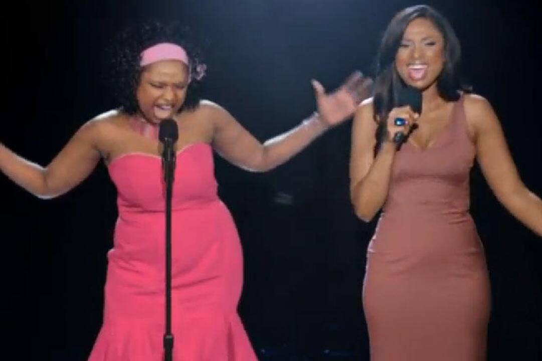 Svorio metimo programa: viename vaizdo klipe - dvi Jennifer Hudson