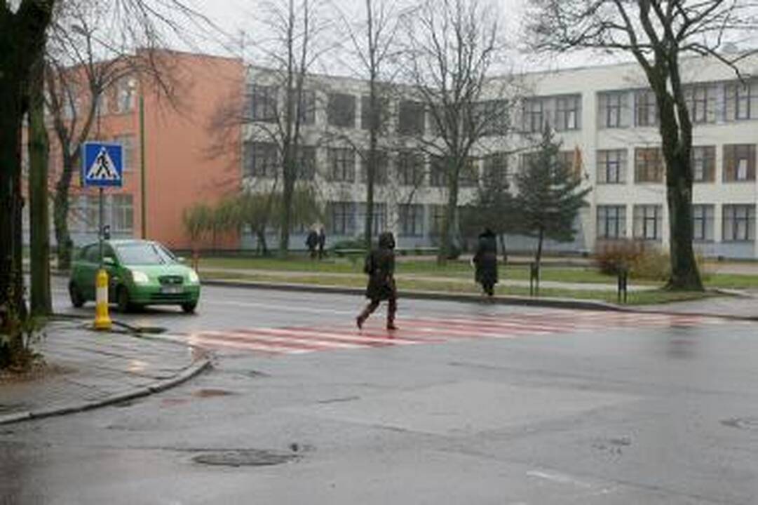 Klaipėdos mokyklos pageidauja greičio slopinimo kalnelių