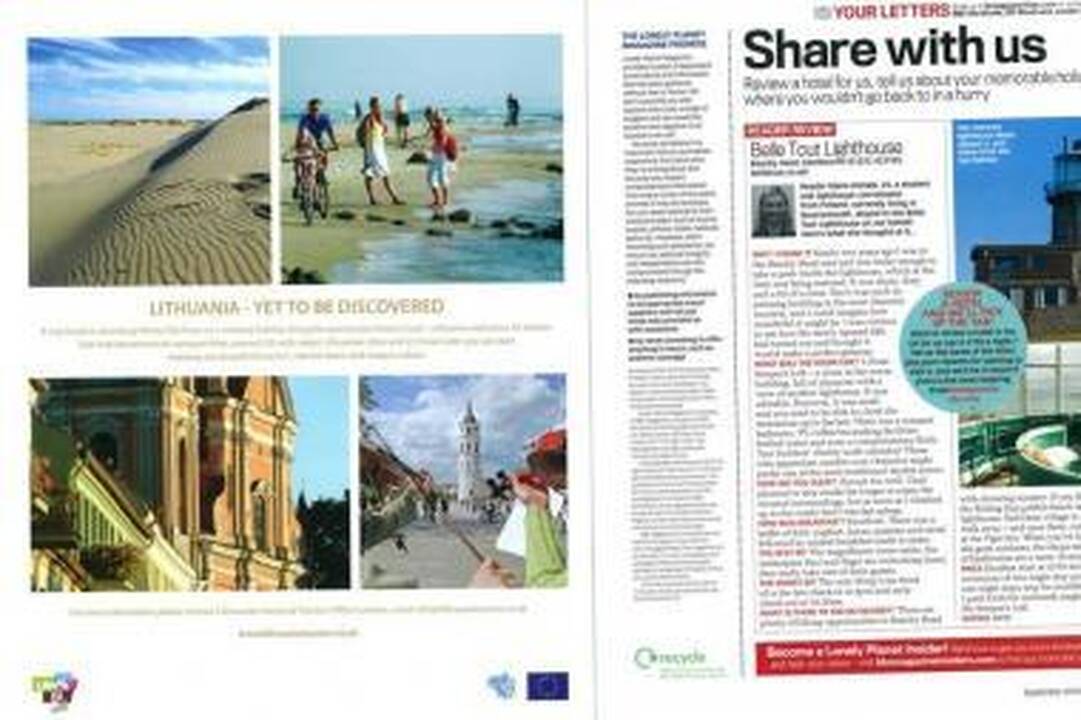 Lietuva - „Lonely Planet“ kelionių žurnaluose