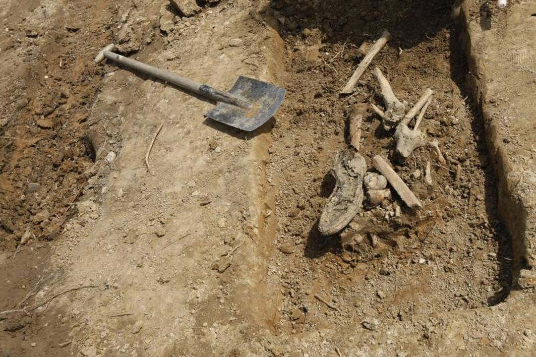 Varėnos rajone iškasti žmogaus kaulai