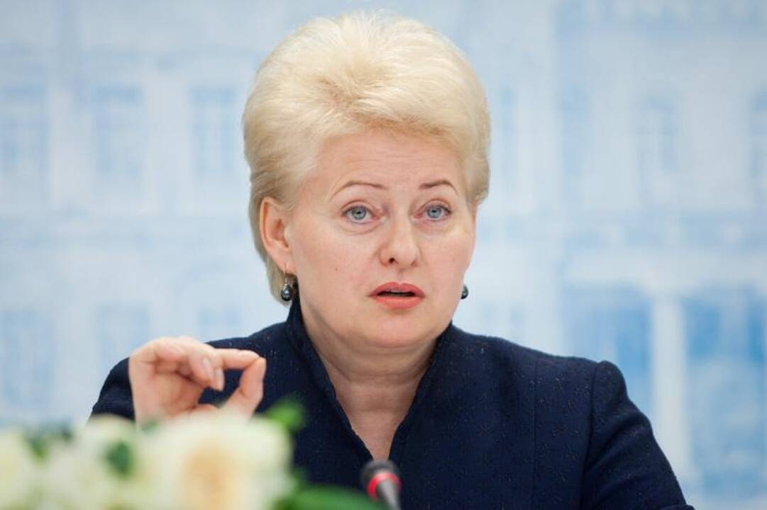Prezidentė siūlys uždrausti verslo įmonėms finansuoti partijas