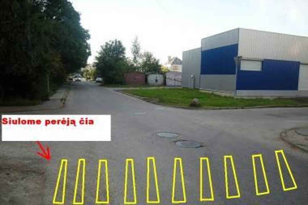 Aukštųjų Šančių gyventojai Alsėdžių gatvėje jau turi perėją (papildyta)