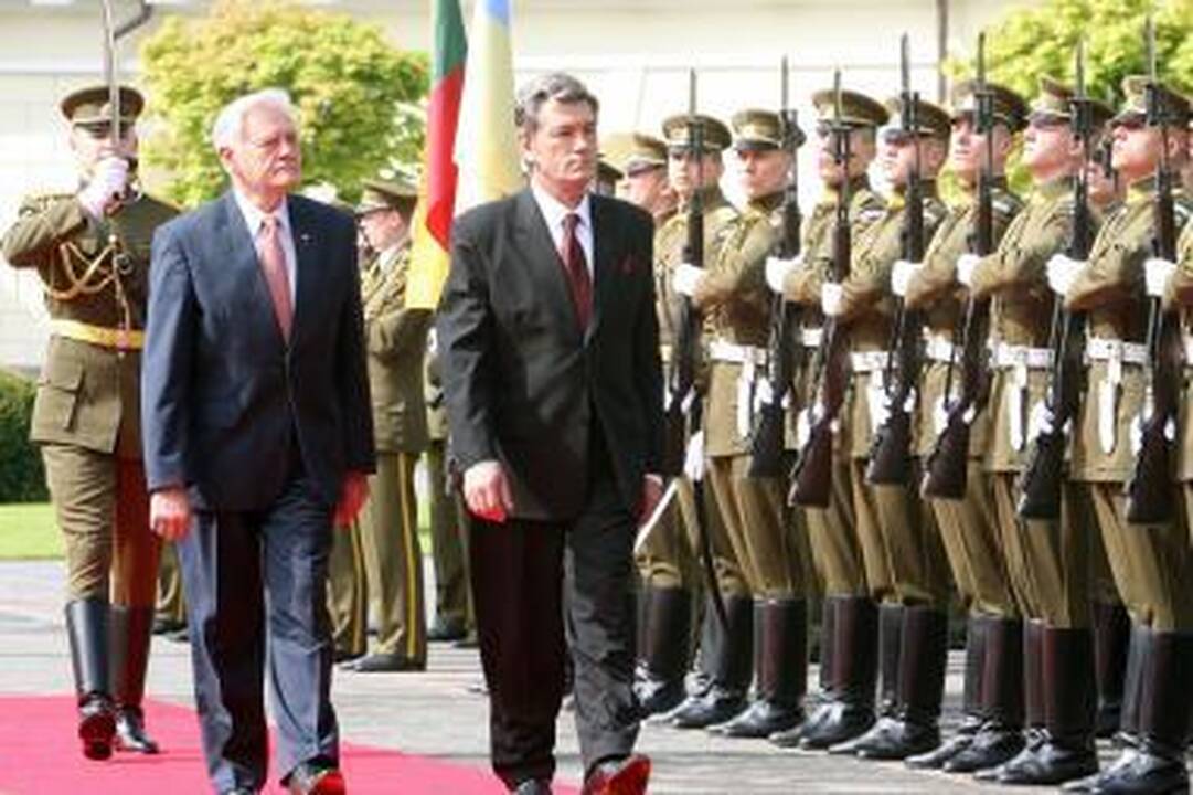 Lietuvoje lankosi Ukrainos prezidentas