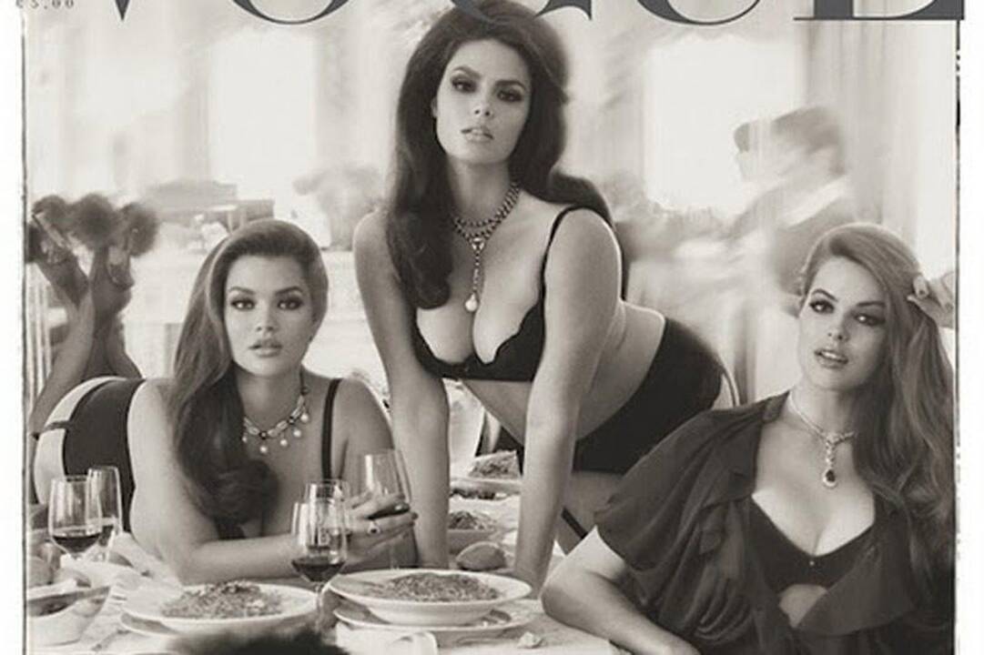 Itališkojo "Vogue" redaktorei su anoreksija padeda kovoti apvalių formų modeliai