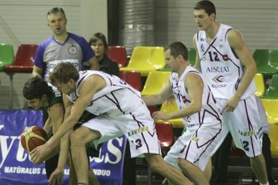 LKL čempionate "Aisčiai" nugalėjo "Sakalus"