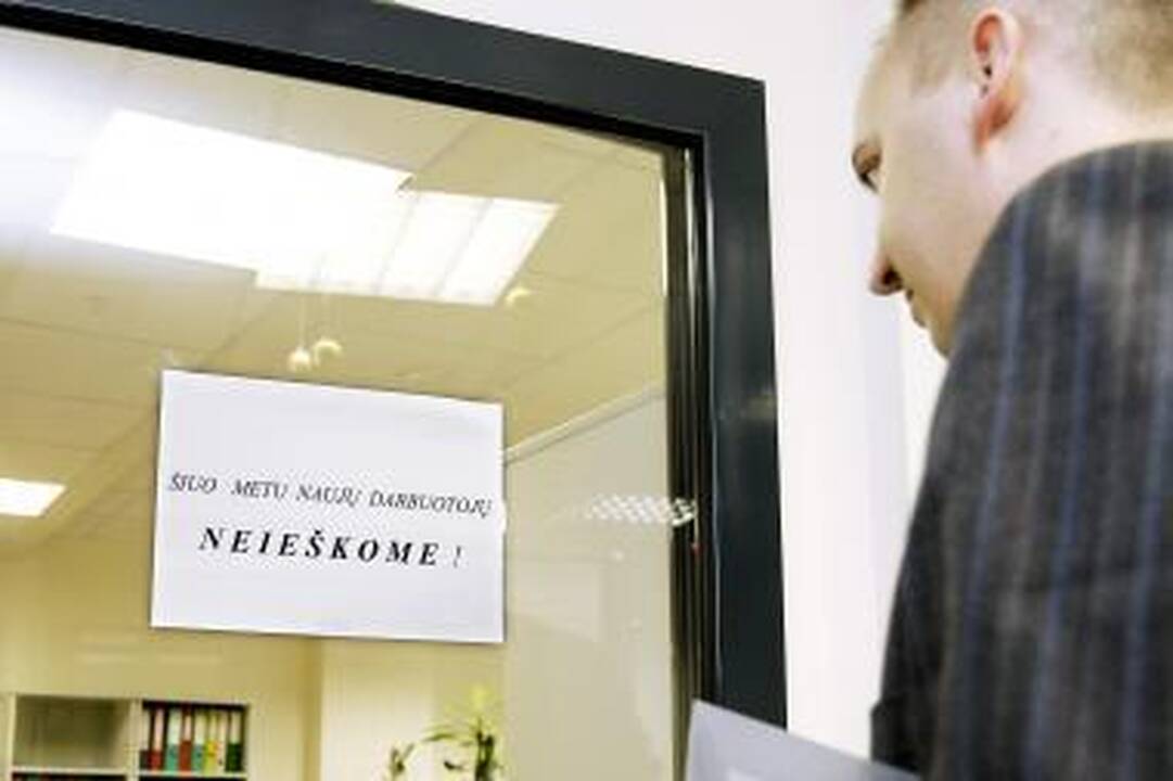 Nedarbo lygis Kaune - beveik 12 procentų