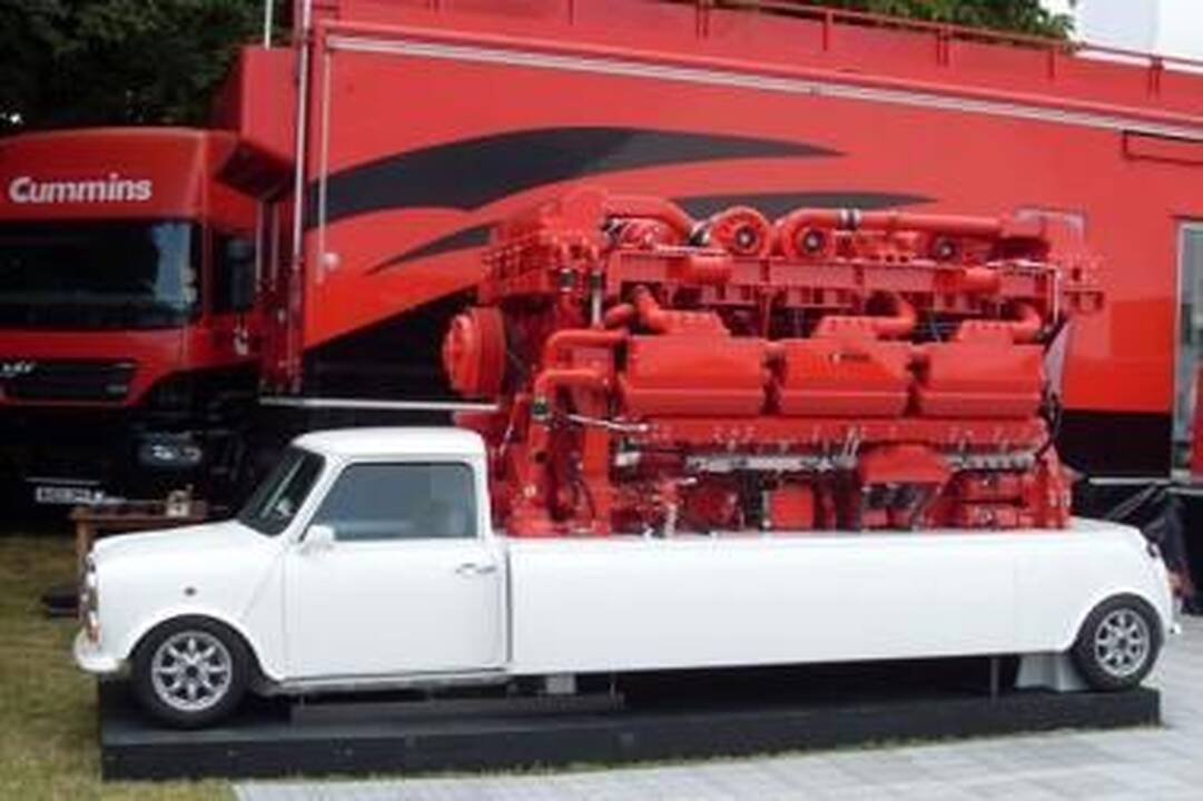 Mažame „Mini“ – 3 500 arklio galių 