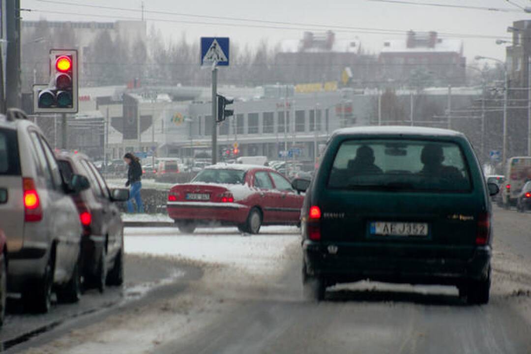 Keičiamas eismas Geležinio Vilko ir Žalgirio gatvių sankryžoje