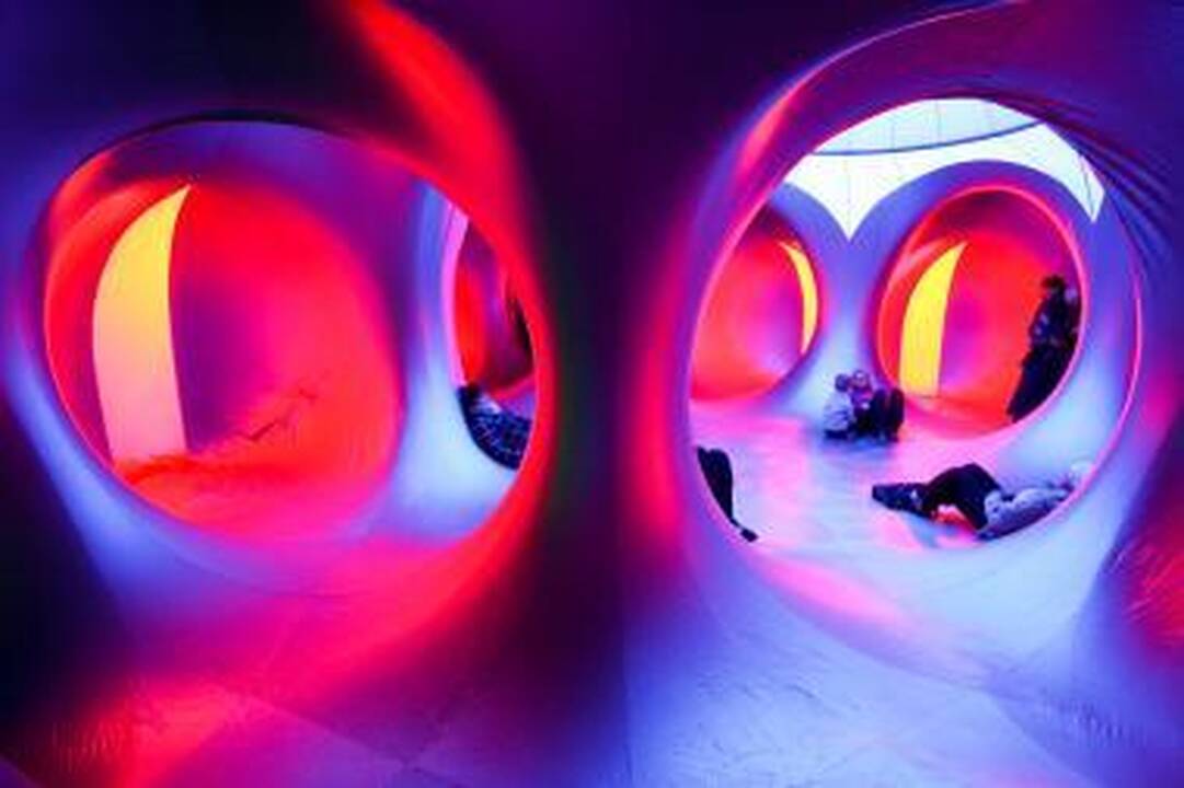 Vilniuje „oro architektai“ pastatė pilis