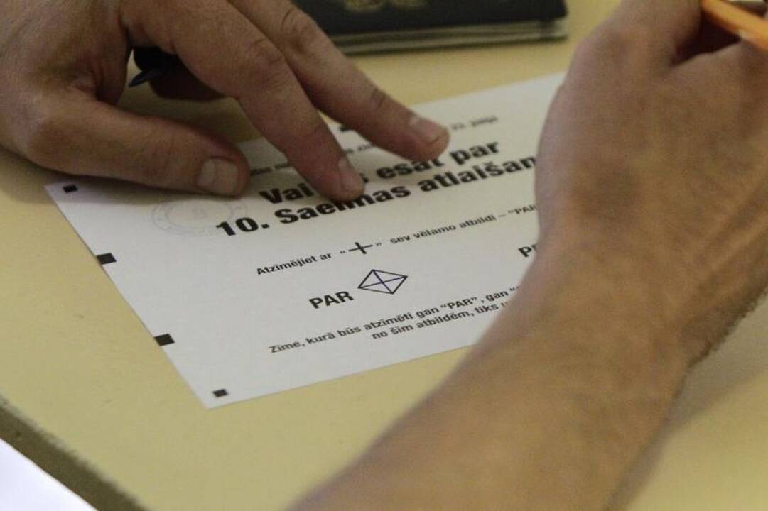 Latvijoje referendumui dėl Seimo paleidimo, jau balsavo 32,32 proc. rinkėjų (dar atnaujinta)