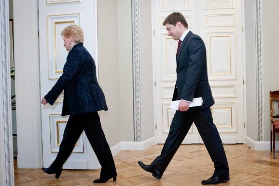 Prezidentė: dėl R.Žyliaus kandidatūros atsakomybė tenka premjerui