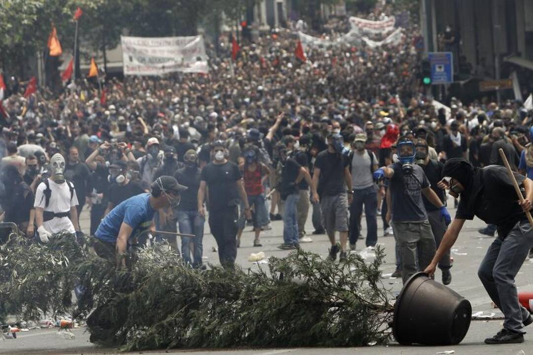 Izraelyje vyksta masinės protesto akcijos