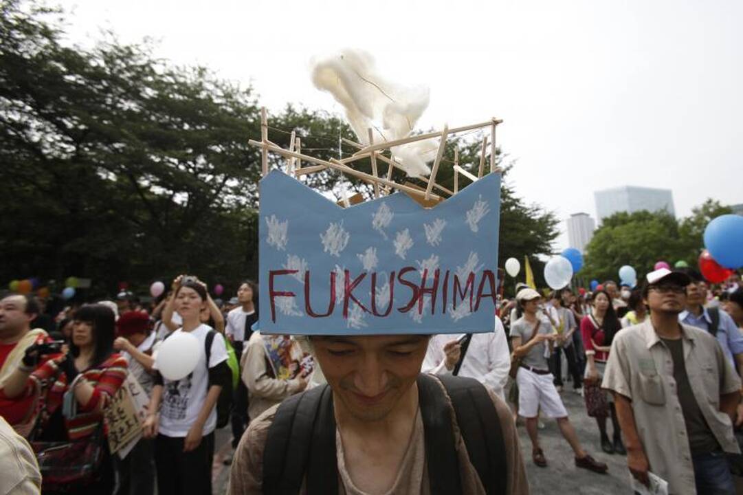 Japonijoje protestuojama prieš atominę energetiką