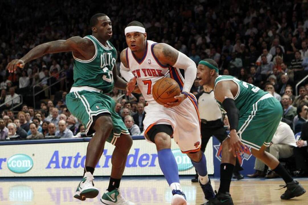 Fantastiškai žaidęs C.Anthony atvedė „Knicks“ į pergalę