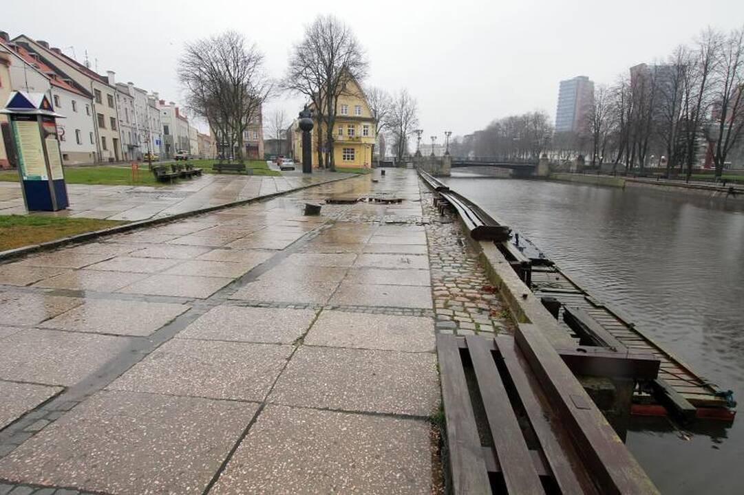 Sugrįžusį burlaivį „Meridianą“ pasitiks atnaujinta aikštė