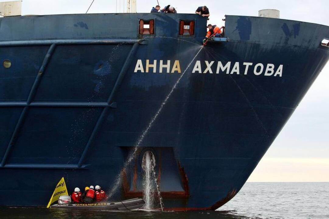 Rusija sulaikė dešimt „Greenpeace“ aktyvistų