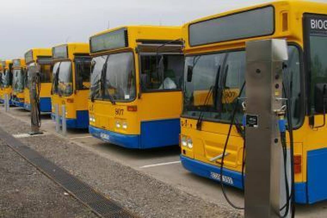 Ekologiškiems sostinės autobusams - pirmoji CNG degalinė