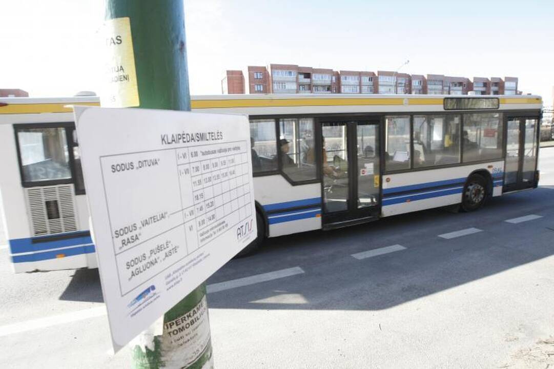 Sodininkai nori, kad autobusas važiuotų kitaip